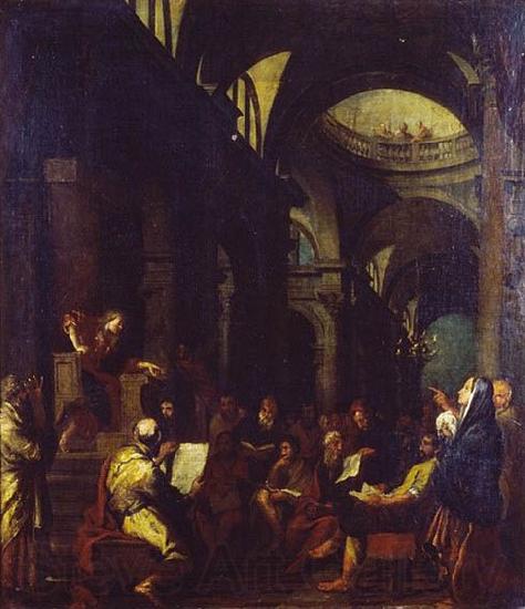 Giuseppe Maria Crespi The Finding of Jesus in the Temple France oil painting art